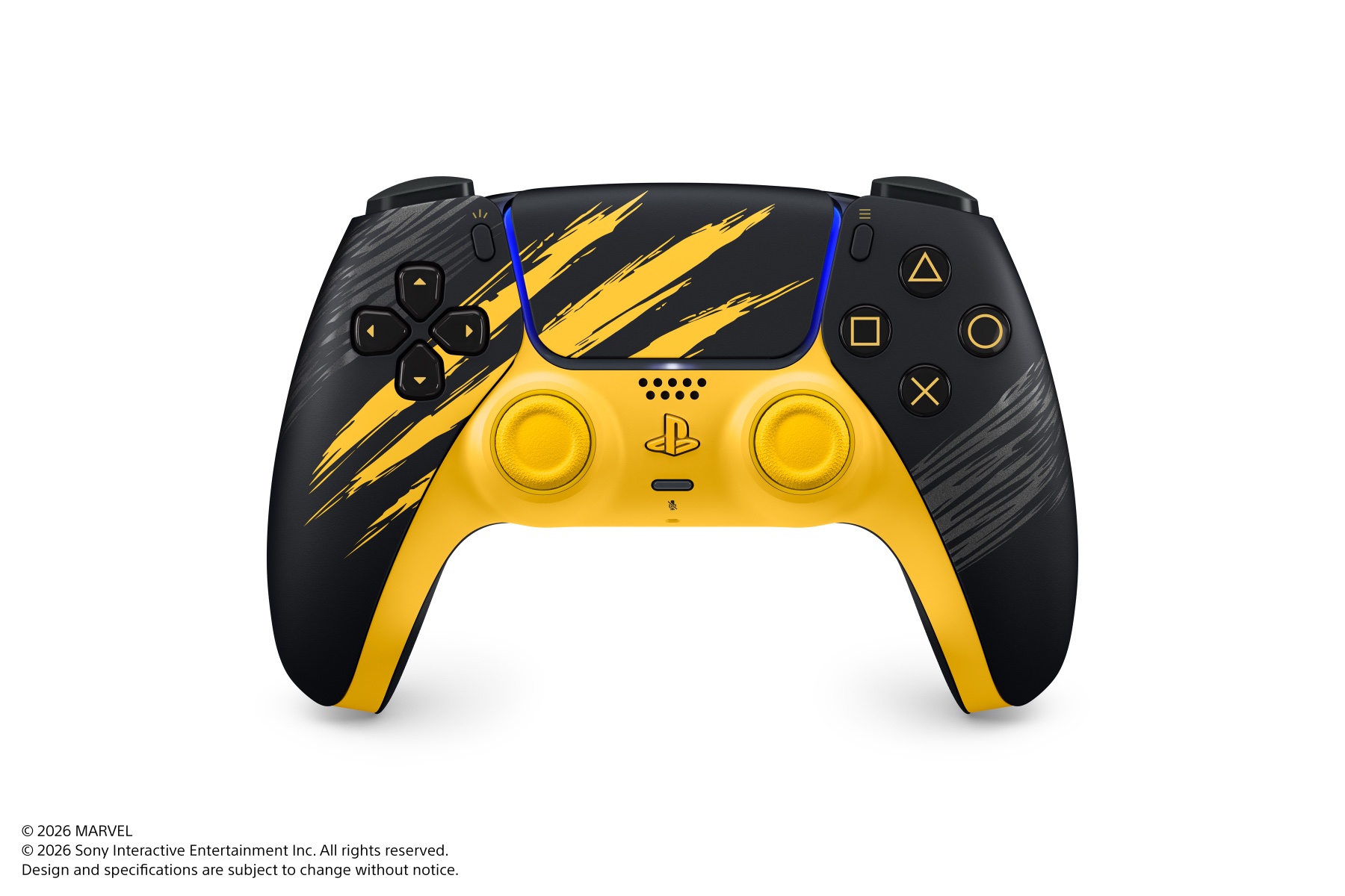 Sony DualSense Wireless Controller - Marvel's Wolverine Battle Yellow