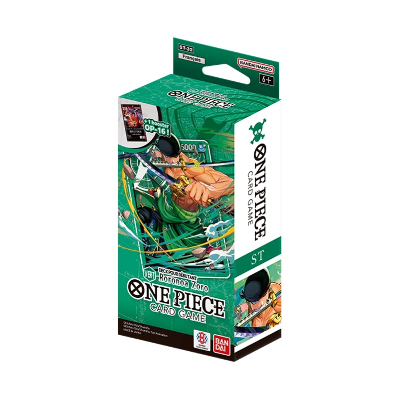One Piece Card Game Starter Deck — ST-32 Green — Roronoa Zoro