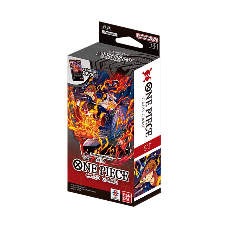 One Piece Card Game Starter Deck — ST-35 Red/Black — Sabo
