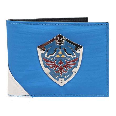 Nintendo The Legend of Zelda Hylian Shield Metal Badge Bifold Wallet