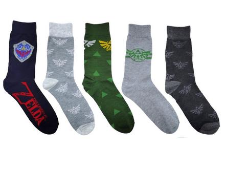 The Legend of Zelda 5-Pack Crew Socks