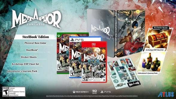 Metaphor: ReFantazio Steelbook - Nintendo Switch 2