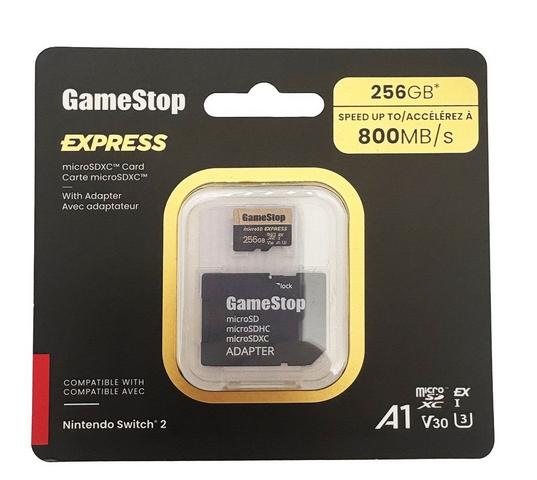 Games Zone 256GB Express Micro SD Card pour Nintendo Switch 2