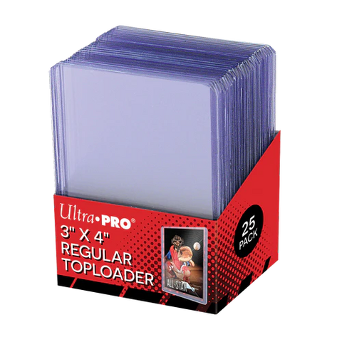 Ultra Pro Toploaders 3x4 Clear Card Sleeve 25-Count