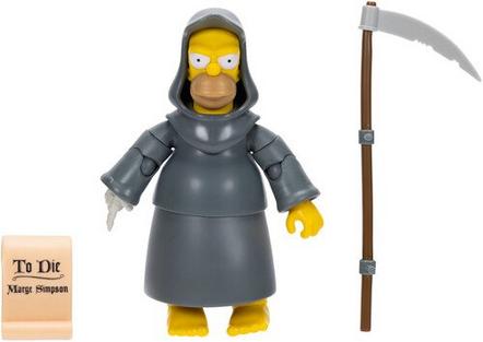 Jakks Pacific The Simpsons Grim Reaper Homer Simpson (Tree House of Horror) 5-in Deluxe Action Figure