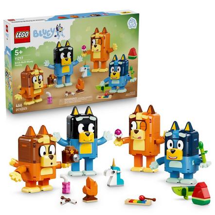 LEGO Bluey Brick-Built Bluey Family Building Set 11217