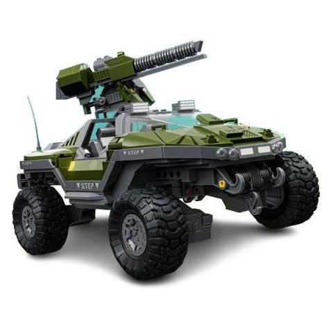 Mattel Brick Shop Hot Wheels Halo UNSC M12 Warthog Building Set