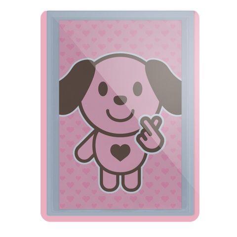 Ultra Pro Fingerheart Poploader and Sleeves Combo Pink 10-Count