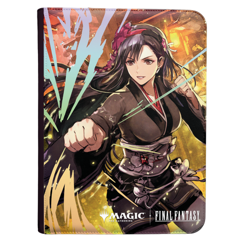 Ultra Pro Magic: The Gathering Final Fantasy Tifa Lockhart 9-Pocket Zippered Premium Pro Binder