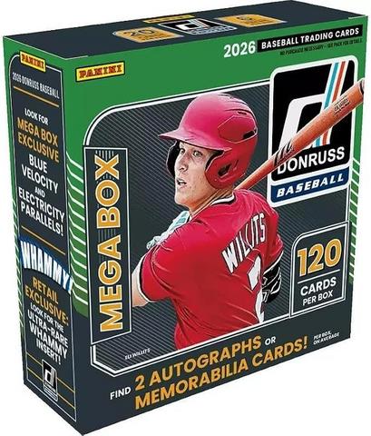 2026 Panini Donruss MLB Baseball Mega Box