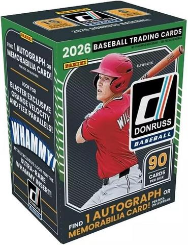 2026 Panini Donruss MLB Baseball Blaster Box