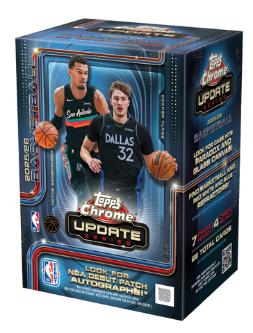 2025-2026 Topps Chrome Updates NBA Basketball Value Box