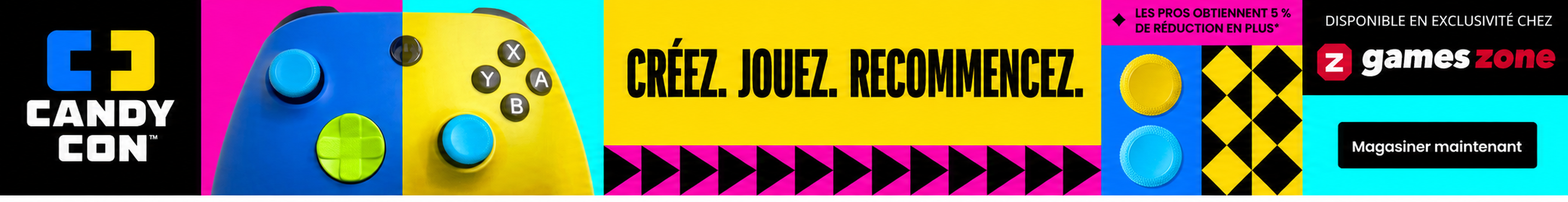 candy con banner