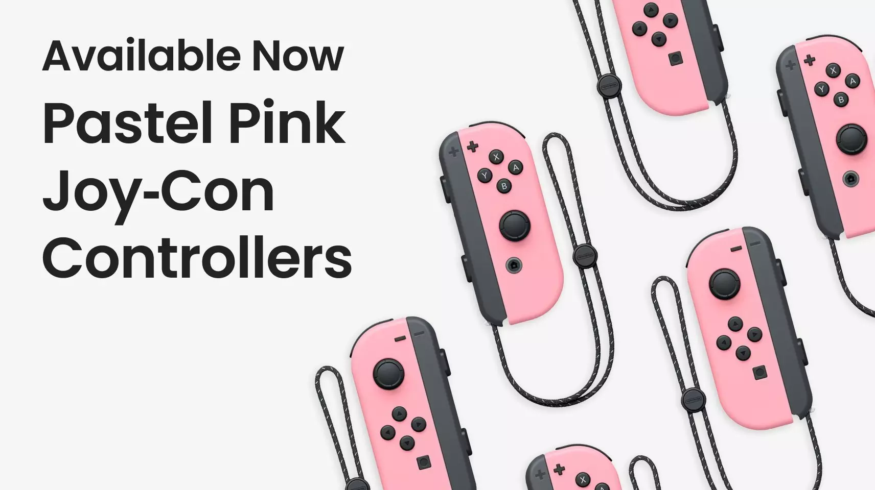 Pastel Pink Joy Con Manettes
