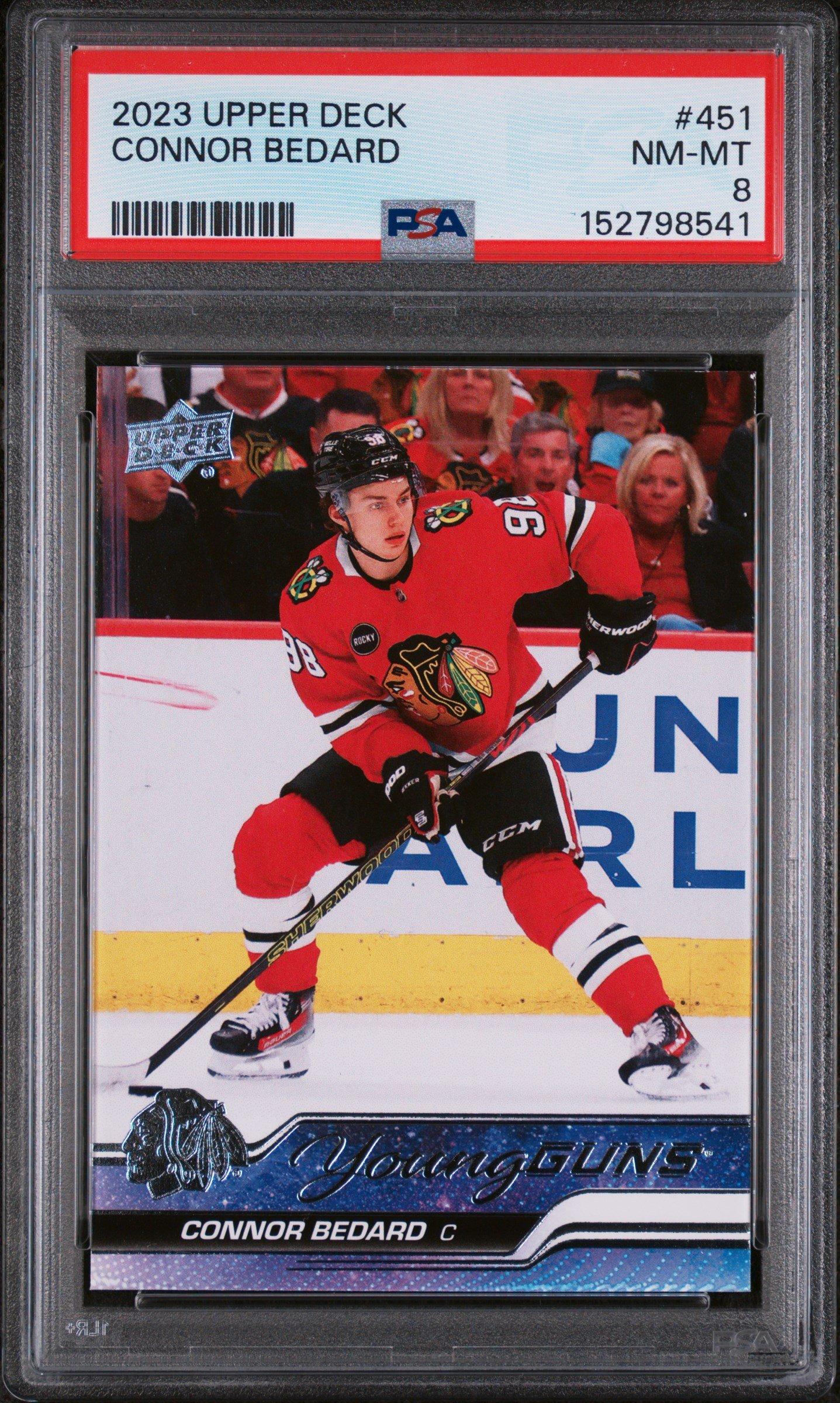 2023 Upper Deck 451 Connor Bedard PSA 8