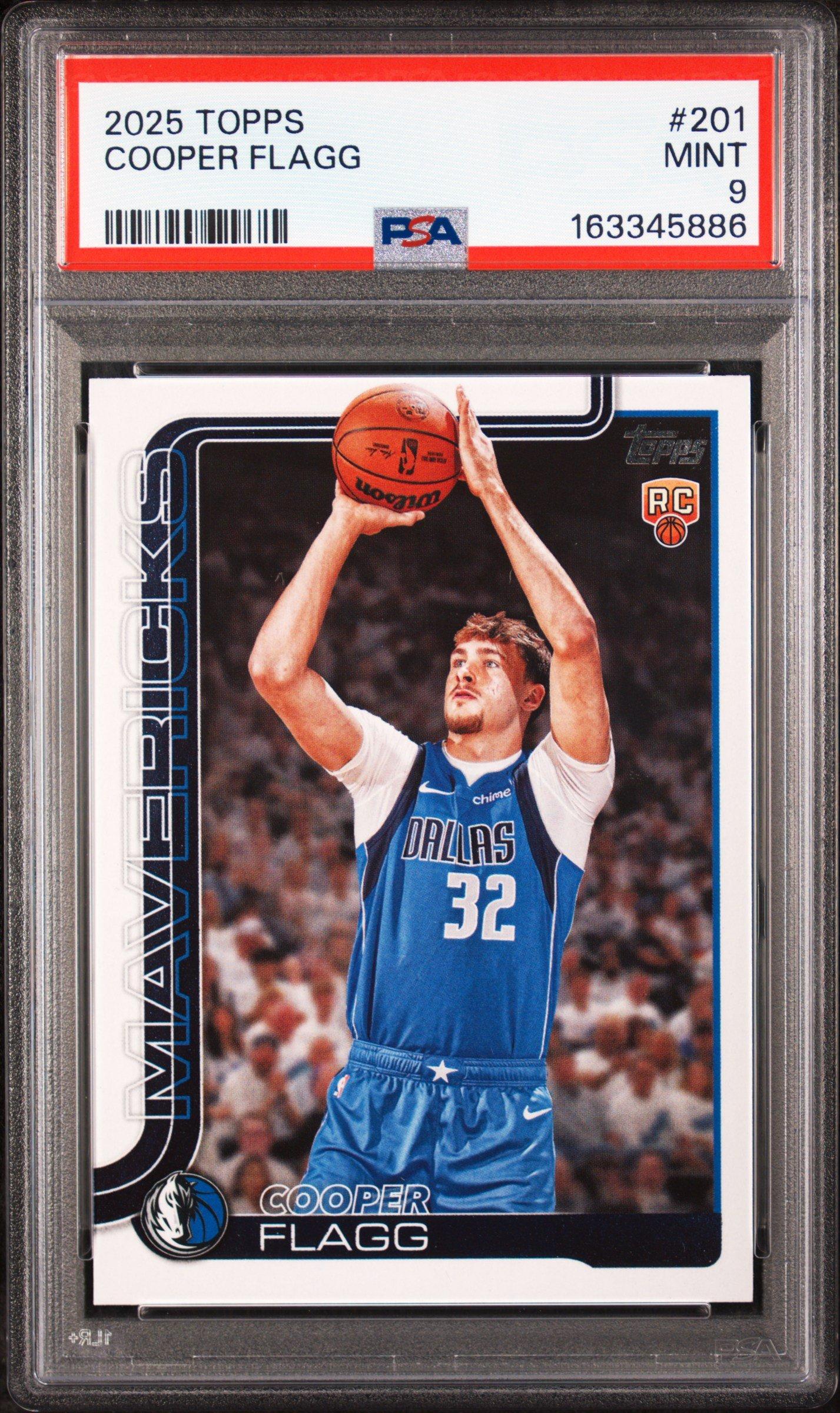 2025 Topps 201 Cooper Flagg PSA 9